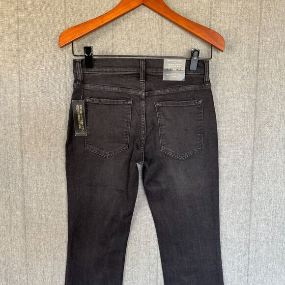 Banana Republic Factory Black Vintage Stretch Denim Low Rise Bootcut Jeans  28 T - Picture 3 of 14